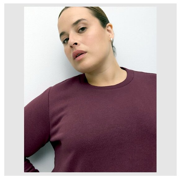 NWT PENNINGTONS Maroon Crew Neck Long Sleeve Sweatshirt/Sweater Size 1X - Picture 16 of 16